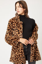 Load image into Gallery viewer, Fall Back Into Leopard Coat