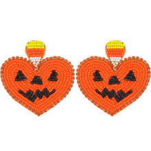 Load image into Gallery viewer, Oh Jack-O-Lantern Earrings