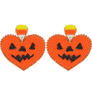 Oh Jack-O-Lantern Earrings