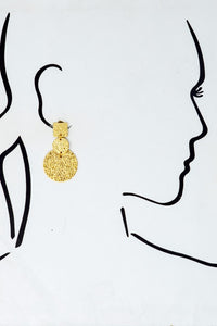 Wearable Gold Brilliance Earrings