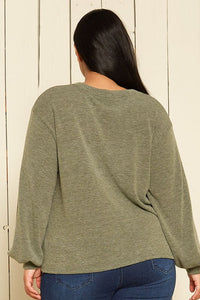 Lucy's Pleione Twist Hem Top