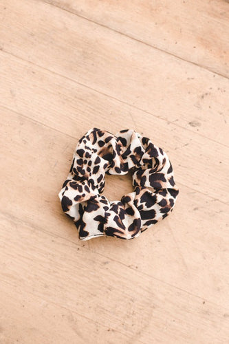 Leopard Print Hair Scrunchie
