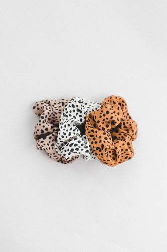 The Dot Leopard Hair Scrunchie
