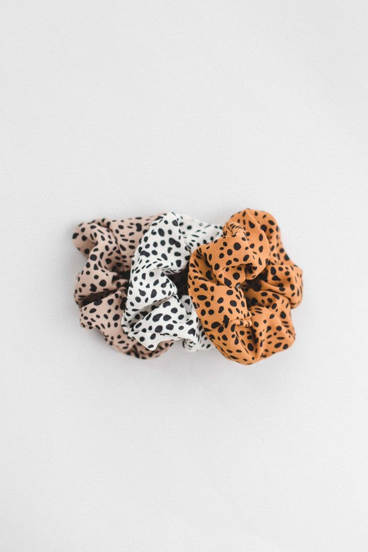 The Dot Leopard Hair Scrunchie