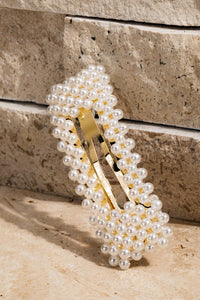 Vanilla Peal Hair Barrette