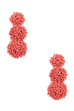 Load image into Gallery viewer, A Day in May Earrings in Summer Coral