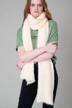 Load image into Gallery viewer, Winter Scarf in Ivory