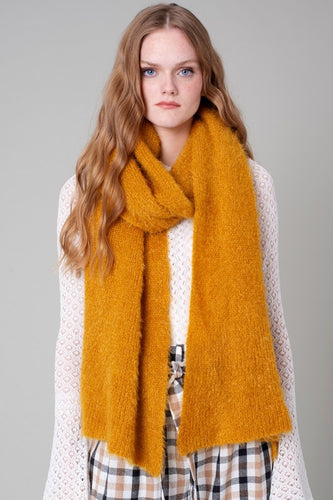 Winter Scarf in Classic Mustard