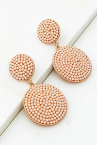 The Sunday Brunch Earring in Pastel Pink