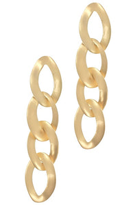 The Gold Link Earring