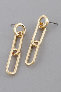 Unstoppable Gold Earrings