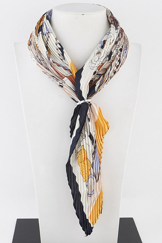 The Fashionable Scarf in Yellow Swirl