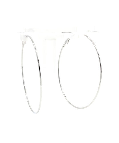 Anita's Endless Hoops in Silver