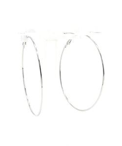 Anita's Endless Hoops in Silver
