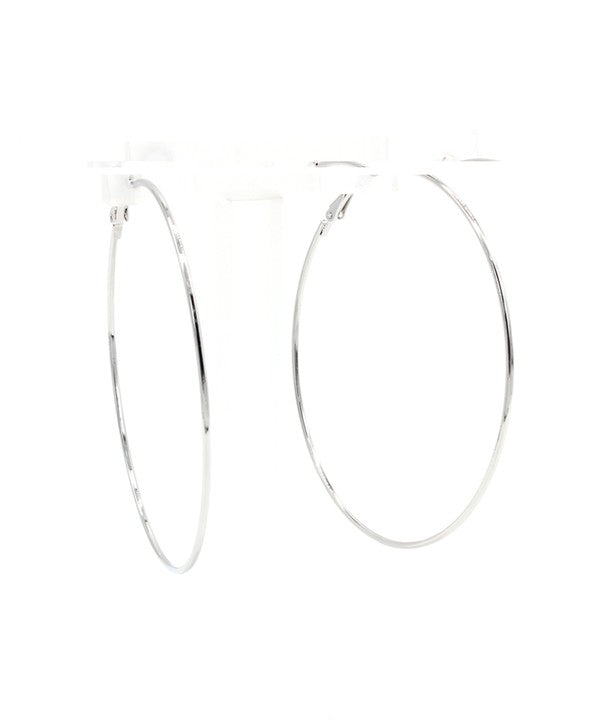 Anita's Endless Hoops in Silver