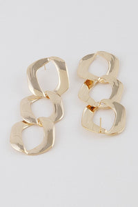 Chain Metal Drop Earring