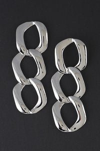 Chain Metal Drop Earring