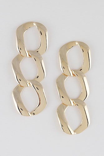 Chain Metal Drop Earring