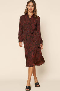 Saffron Dream Button Down Tie Dress