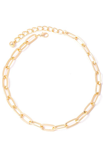 Oval Chain Link Necklace