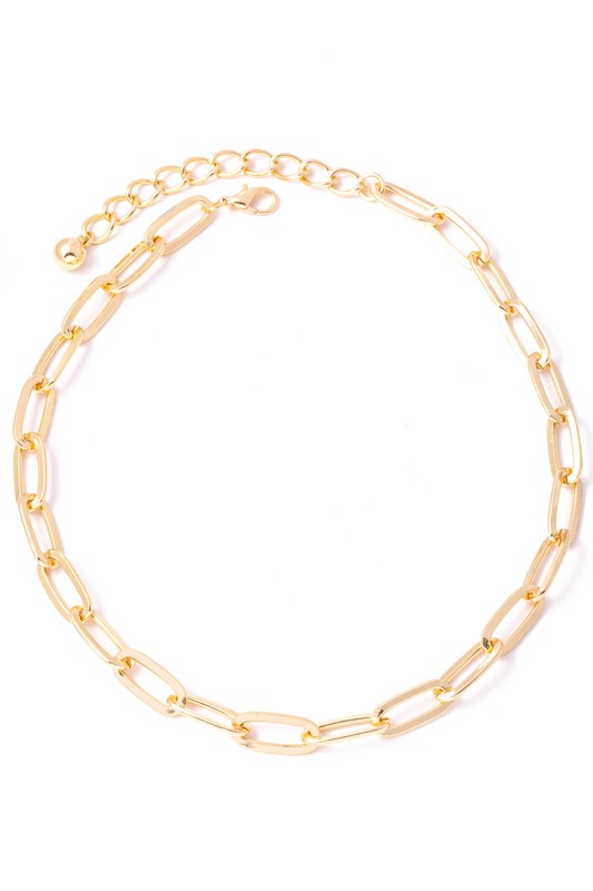 Oval Chain Link Necklace