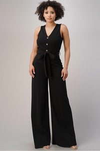 Techno Crepe Jumpsuit