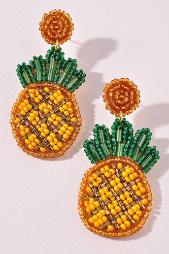 Sparkling Pineapple Earrings