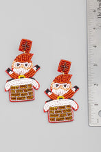 Load image into Gallery viewer, Hey There Santa Earrings