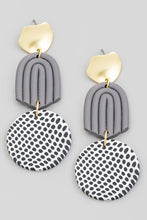 Load image into Gallery viewer, Oh, So Refined Clay Earrings