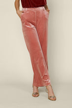 Load image into Gallery viewer, Velvet Blush Wide Pants