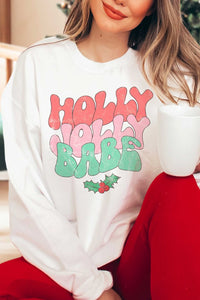 Holly Jolly Babe Sweater