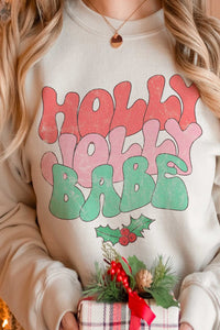 Holly Jolly Babe Sweater