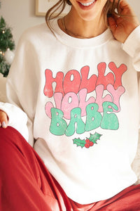 Holly Jolly Babe Sweater