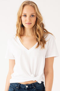 All About the Basic Tee in Pure White