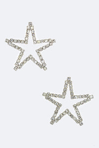 Sparkling Star Earrings