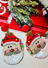 Load image into Gallery viewer, Oh Santa Earrings