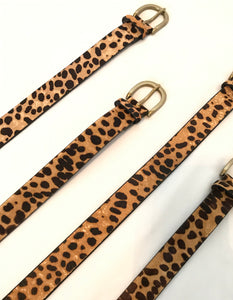 Pretty in Leopard Spots Leather Belt