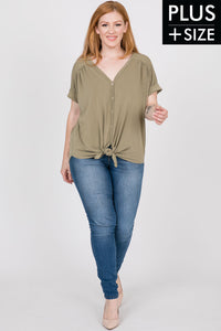 Adaline's Button Down Knit Top