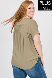 Adaline's Button Down Knit Top