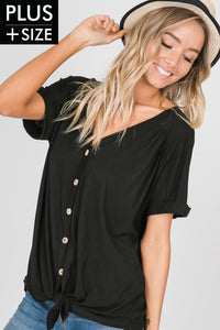 Adaline's Button Down Knit Top