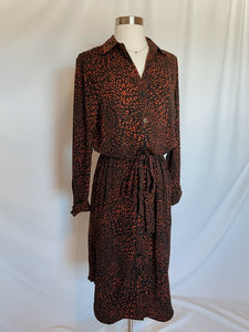 Saffron Dream Button Down Tie Dress
