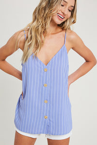 Blue Sky V-Neck Top