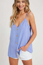 Load image into Gallery viewer, Blue Sky V-Neck Top